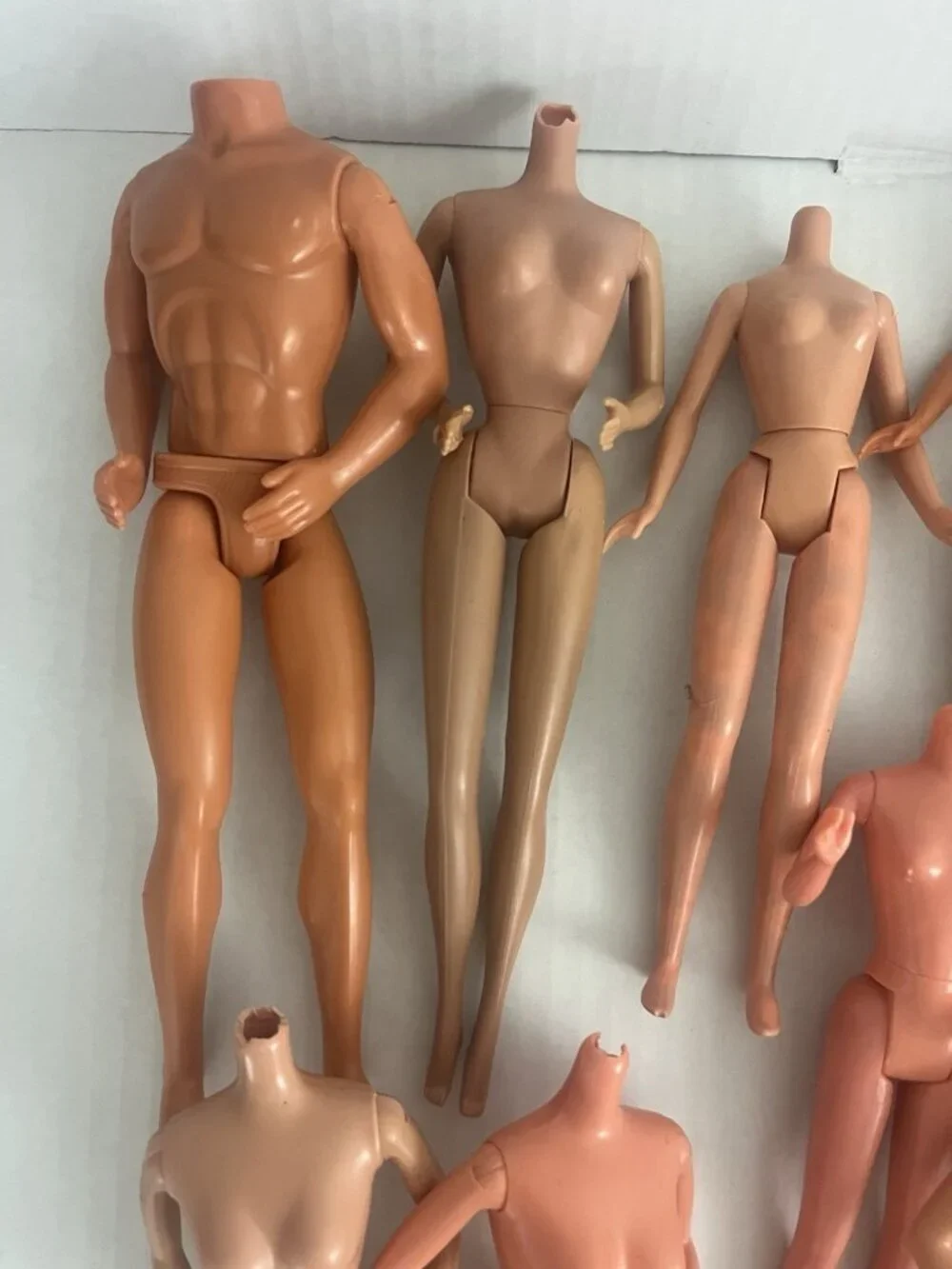 Vintage Barbie Doll Lot Bodies & Heads Parts Only